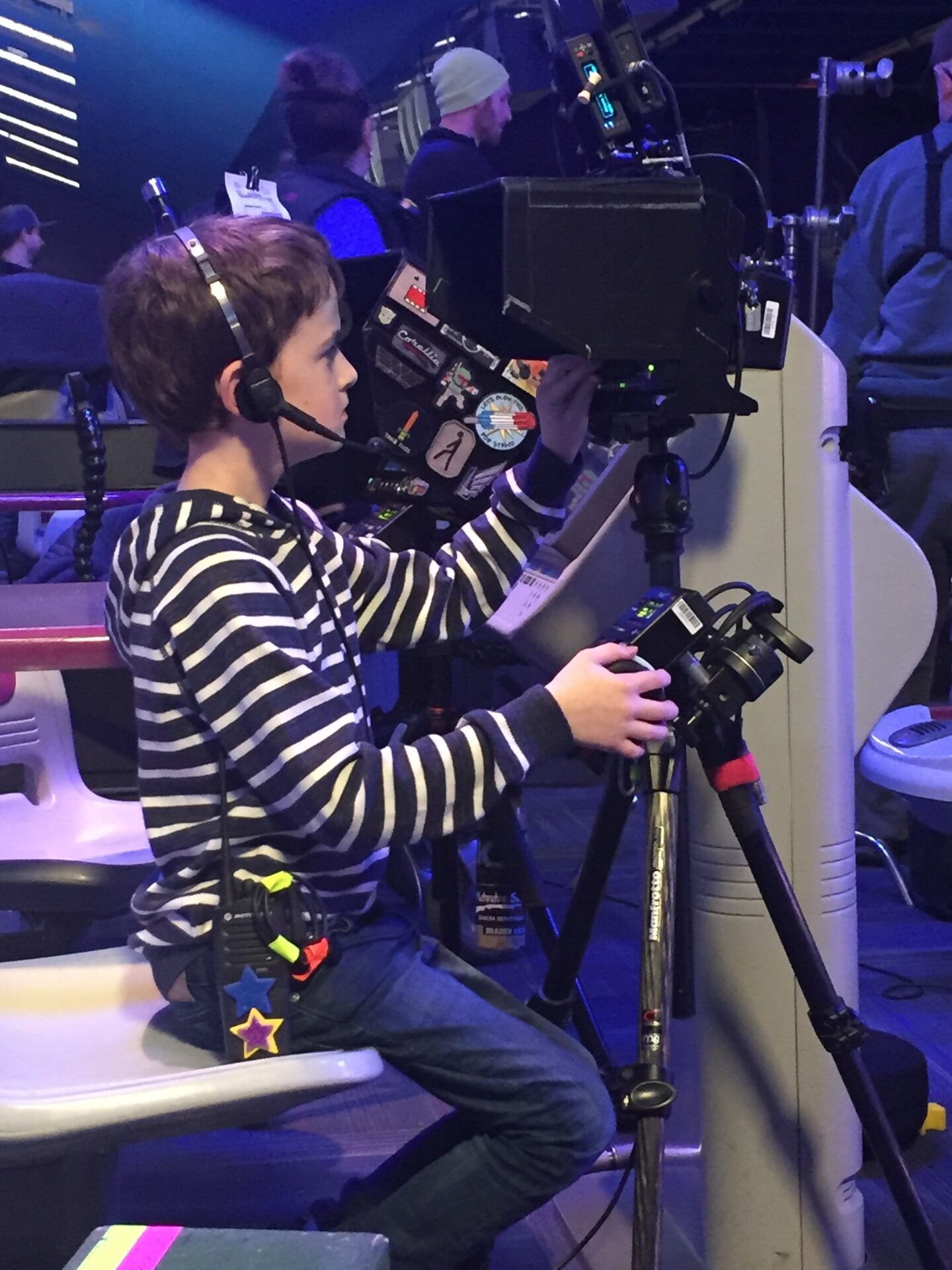 Behind the camera — calling the shot